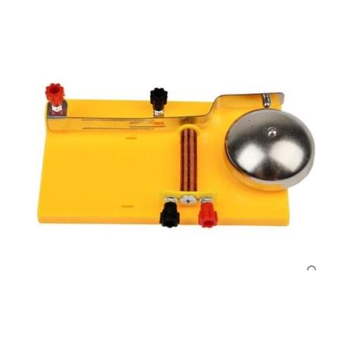 Electric Bell Electromagnetic Experimental Equipment Electronic Relay Experimental Demonstration with switch and cable