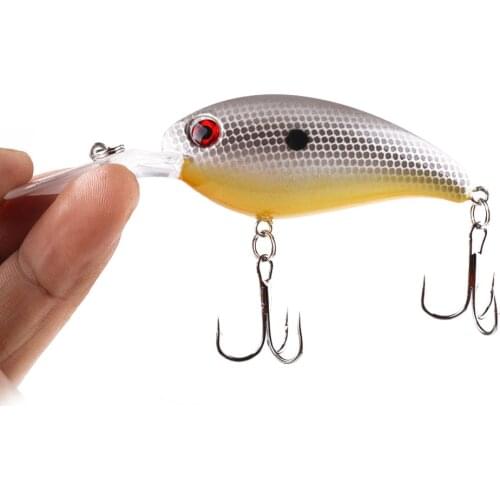 HENGJIA 1PC Crankbait Topwater Hard Bass Fishing Wobblers Pesca 10CM 15.2G Diving 0.5-2M Fishing Tackle