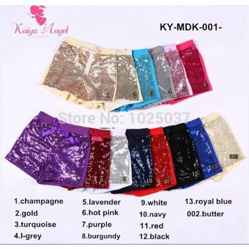 2018 Kaiya Angel Hot Girls Sequin Shorts Cotton Candy Clothing Unique Toddler Kids Pants Wholesale Fashion Birthday Party