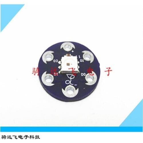 LilyPad Pixel Board WS2812 purple disc