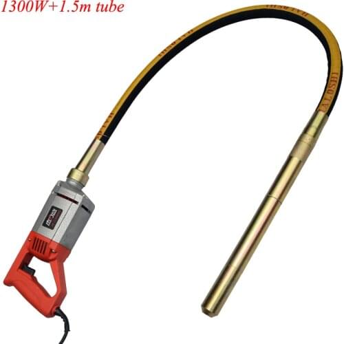 1300W High Power Concrete Mixer Vibrator Stable Voltage Motor Concrete Mixing Tool Electric Cement Soil Concrete Vibrator