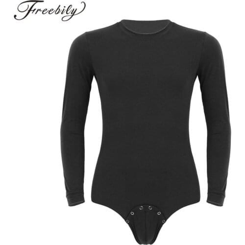 Men Adults Babies One Piece Lingerie Hommes Diaper Lovers Round Neck Long Sleeves Pressed Crotch T-shirt Bodysuit Romper Pajamas