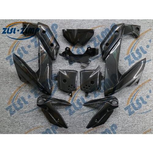 Front Complete Bodywork Fairing Cowls For Yamaha XJ6 2009-2012 Carbon Fiber Color