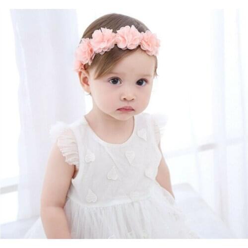 Newborn Kids Baby Girls Toddler Flower Headband Hair Band Headwear Accessories Princess Cute Fashionable