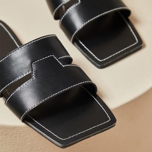 Women Shoes Slippers Female Flats Rubber Slippers Ladies Flip Flop Women Summer Footwear Female Slides 2021 Concise Flip-Flops