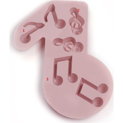 10pcs Musical Note Silicone Molds Epoxy UV Resin Mould for Jewelry Making Earring Pendant Findings DIY Crafts Casting Tools
