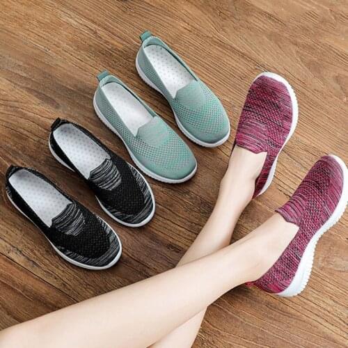 New 2021 Fashion Womens Platform Loafers Comfortable Female Slip On Shoes Woman Flats Nurse Sneakers Lady Creepers Shoes