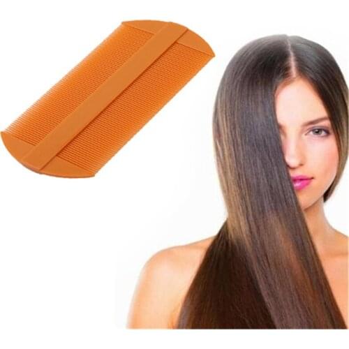 1pc Portable Random Narrow Tooth Comb Lice Flea Flat Brush Cootie Delousing Rid Head Lice Dandruff Beauty Combs