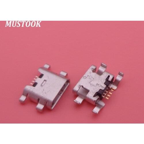 100pcs/lot Original new For ZTE Blade L2 micro mini USB charger charging jack socket connector dock port plug 5pin repair