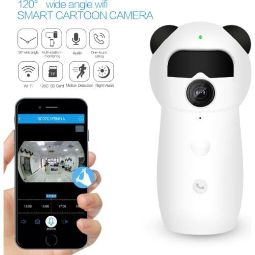 2MP 1080P 120 Degree Wide Angle WIFI IP Camera Two Way Intercom