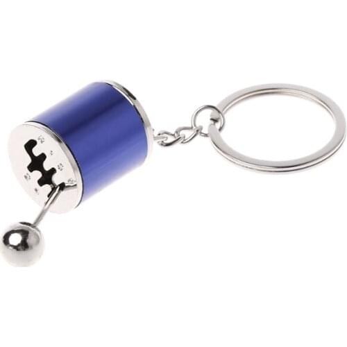 5 Colors Manual Transmission Gear Lever Keychain Gearbox Shift Lever Key Holder Wholesale