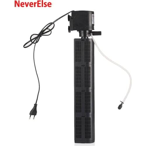 Poweful Aquarium Filter 12/18/25/35W Submersible Fish Tank Air Pump, Spray Flow Biological Plus Power Filter Pump Water Purifier