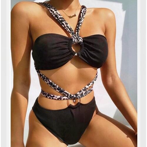 Bandeau Bikini Swim Suit Women Swimwear Push Up Swimsuit Bathing Biquinis Swimming Suit for Women Maillot De Bain Femme Monokini
