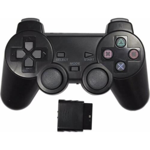2.4G Wireless Controller For SONY PS2 Transparent Color Gamepad For PlayStation 2 Joystick Console Dualshock Joypad Accessories