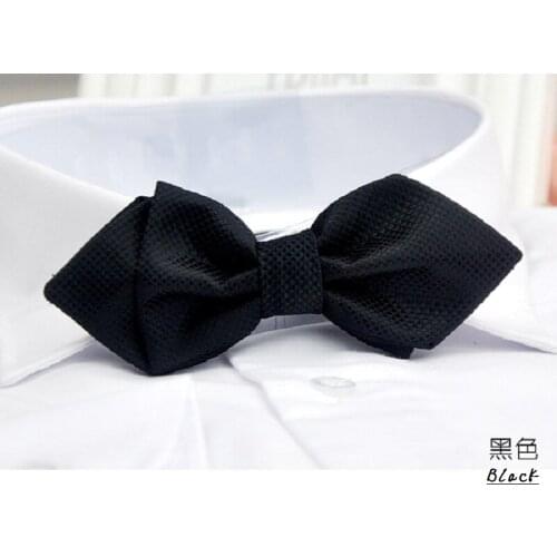 2019 Men formal Bow tie Solid Plaid butterfly Wedding Party Boys Bowtie