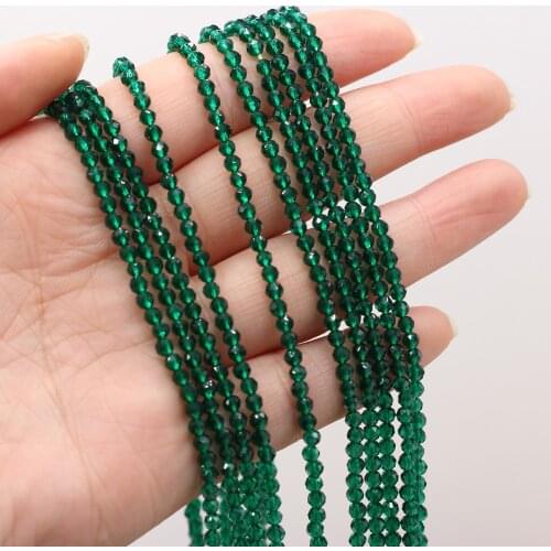 Fine Natural Stone Beads Small Hole Crystal Spacer beads for Trendy Jewelry Making Women Necklace DIY Bracelet Crafts