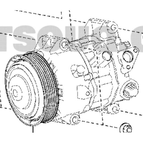 AC A/C Air Conditioning Compressor 7SES17C for LEXUS Nx200t 2.0 2015-2017 8831078010 88460-78010 8831078011 88310-78011