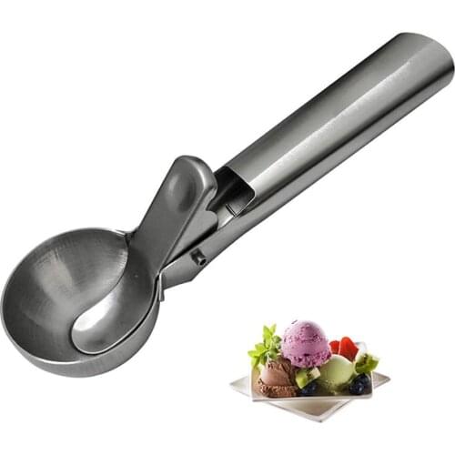 Stainless Steel Ice Cream Scoop Kitchen Tools Potato Watermelon Ball Maker Cookie Scoop Icecream Spoon