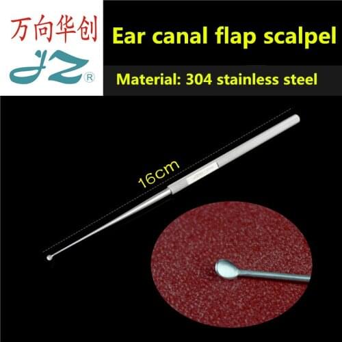 JZ Otorhinolaryngology instruments medical otolaryngology ear canal flap scalpel micro ear bone membrane scalpel tendon ring sca