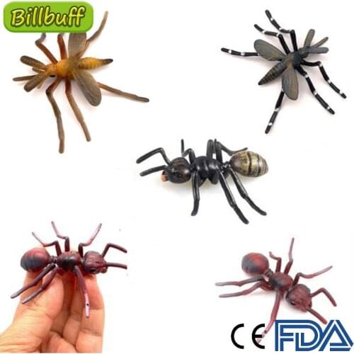 Simulation Wild Animal Simulation Figure Toy Insect Model Black Ant Mosquito Educational Toy for Childrens Toy Figure Collection