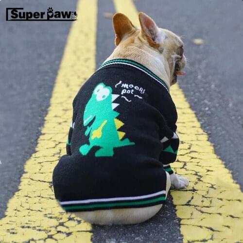 Fashion Dog Clothes Pet Puppy Sweater Hoodie French Bulldog Pug Teddy Jacket Coat for Dogs Winter Warm Dropshipping MPC02