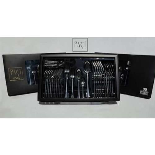 30 piece set Fork Spoon Set Kitchen Fork Spoon Set Stainless Tarnish Steel Material Gift Misafirlik Kitchen Set