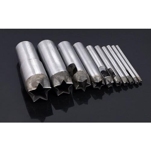 3mm-30mm Star shape Belt holes. Metal punching tool. Punching die. Mold. Eyelets. rivet. Button. Sewing patches