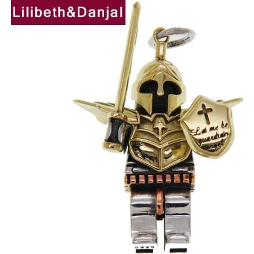 Anime Saint Seiya Pure 925 Sterling Silver Armor Warrior Letter Vintage Gift Women Men Necklace Pendant Fashion Jewelry 2021 P22