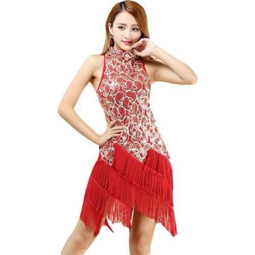 Latin Dance Dress Women/Girls/Lady New Sexy Fringe Salsa/Ballroom/Tango/Cha Cha/Rumba/Samba/Latin Dresses For Dancing