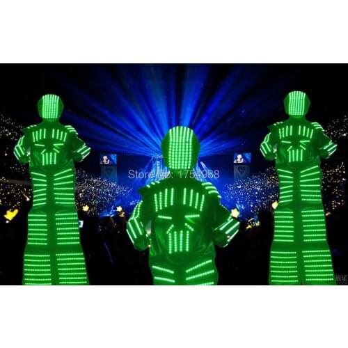 Party supply rgb colour change led robot /LED Clothing/ LED Light suits/ LED Robot suits/ Luminous costume