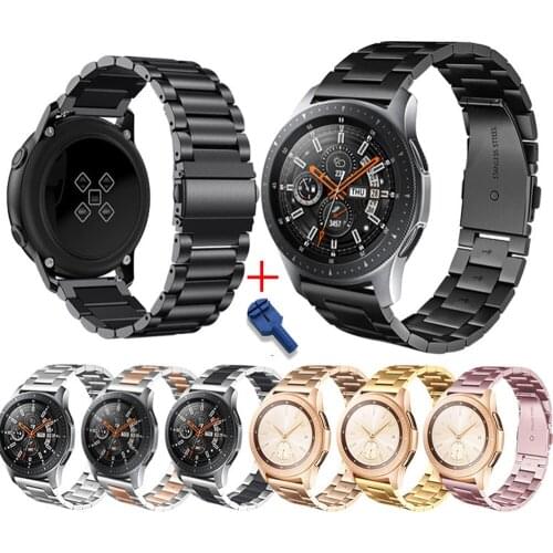 Luxury Stainless Steel Strap For Samsung Galaxy Watch 46MM/42MM Smart Watchband Bracelets Replacement Gear S3 Classic/Frontier