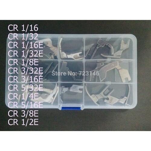 NO:7 SET FOOT13 SPECIAL Presser Foot SPECIAL FEET for Industrial Sewing Machine Brother Juki SingerCR 1/16=1PCS CR 1/32=1PCS
