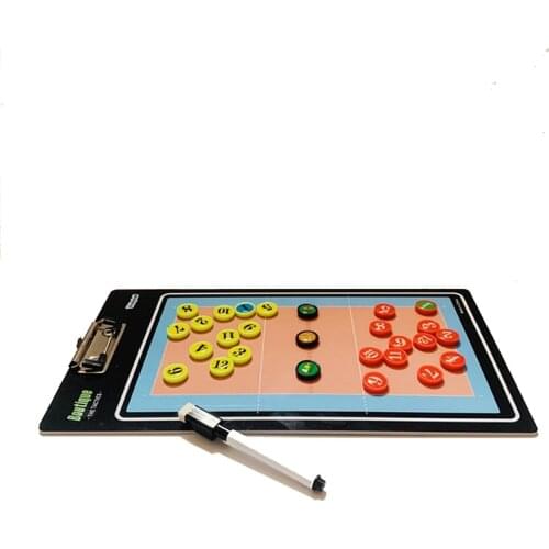 SOEZMM Volleyball Magnetic Coaching Board Tactics Strategy Training Clipboard Boutique PVC Board