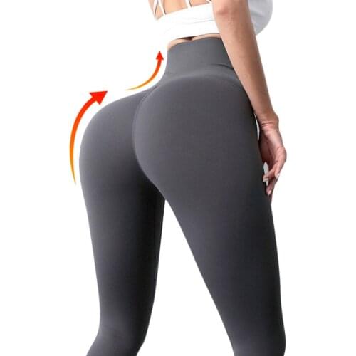 EFINNY 2021 Women Fitness Legging Tight Trouser Stretch Pants Sports Pants Hight Waist Push Up Butt Hip Legging GYM Pants