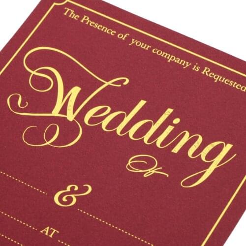 2pcs Set Wedding Day Evening Invitation Cards Wedding Reception Gifts