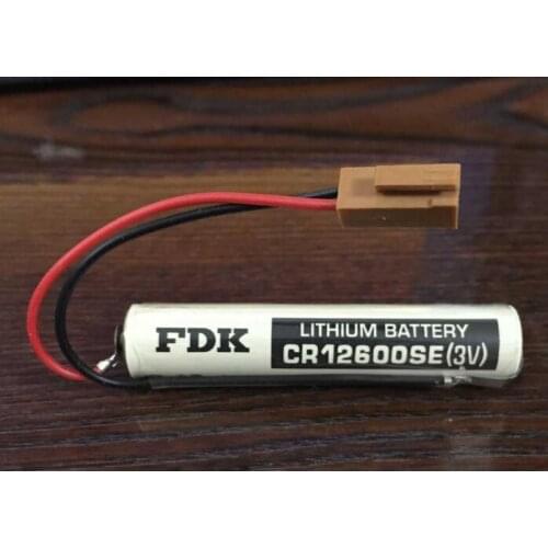 2PCS NEW CR12600SE 3v PLC control in the special lithium battery Li-ion battery plug
