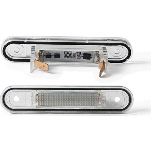 2Pcs LED License Plate Light For Mercedes-Benz E-class W124 W201 C-class W202 Pre-Facelift 1993-1997 Number Plate Light