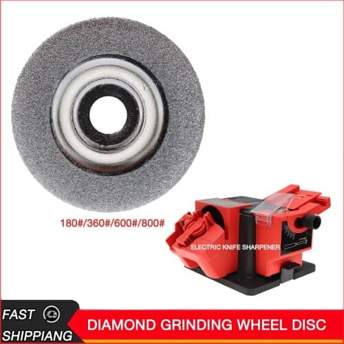 Diamond grinding wheel woodworking rotating circular saw blade sharpener accessories 180/360 coarse sand 600/800 fine sand