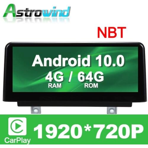 10.25 inch 8 Core Android 10.0 Car GPS Navigation Media Stereo Radio For BMW 3 Series F30 F34 for BMW 4 Series F32 F33 F36 NBT