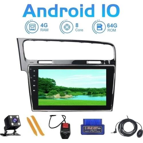 TOOPAI Android 10 For Volkswagen VW Golf 7 GPS Navigation Multimedia Autoradio Stereo Head Unit Car Radio IPS HD Touch Screen