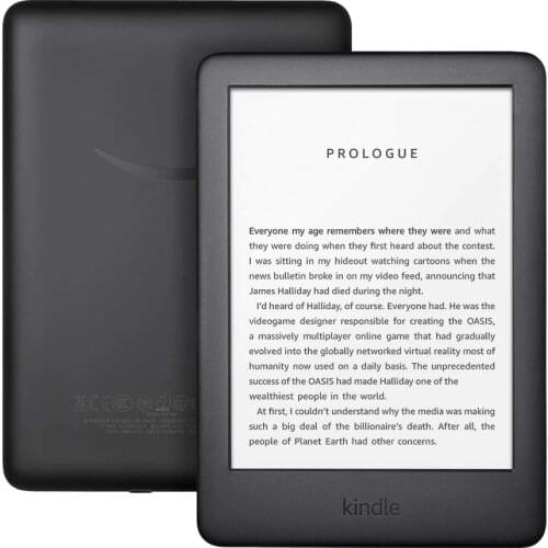 Kindle Black 2019 version Touchscreen Display, Exclusive Kindle Software, Wi-Fi 4GB eBook e-ink screen 6-inch e-Book Readers