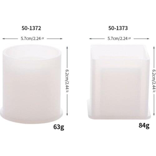 Epoxy Resin Silicone Molds DIY Cube Round Pen Holder Flower Pot Coaster Mold Set
