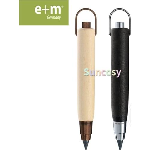 E+m Clickman Engineering Pencil Attached with Movable Clasp At The Back, 5.5mm, Convenient for Receiving and Carrying