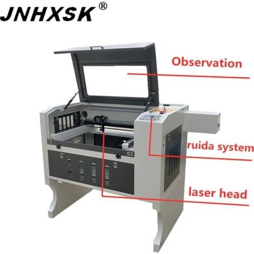 JNHXSK laser engraver cutter machine glass 4060 100w ruida 6442S stamp CO2 marking DIY cnc router wood