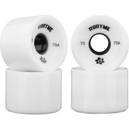 Ronyme 4x 78A ABEC-9 Skateboard Wheels PU High Performance Longboard Wheels Mini Cruiser Roller Wheels Replacement Wheels Acces