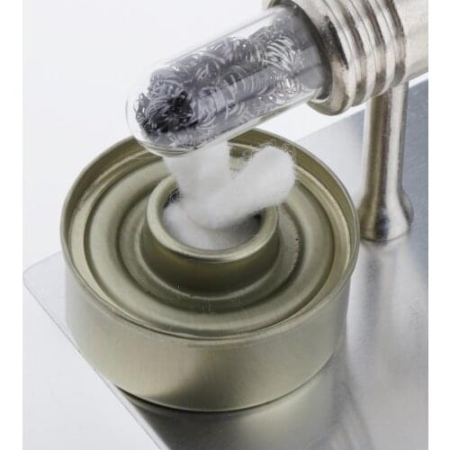 Hot Air Flywheel Stirling Engine Model Metal Motor Generator Model Kit