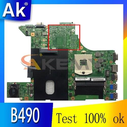 Akemy For Lenovo B490 M490 V490 B480 V480 B4306 48.4TD06.01M Laptop Motherboard HM76 DDR3 100% Test OK