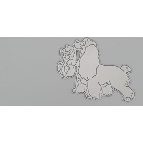 Mother dog with a baby dog Metal Cutting Dies Stencils for DIY Scrapbooking photo album Decorative Embossing DIY Paper Cards