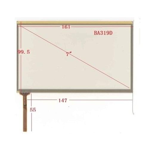 New 7 Inch Touch screen 161*100 mm GPS resistive touch screen