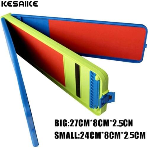 KESAIKE Plastic second line fishing box blue double-sided four layer box portable fishing tackle box fishing accessories tools